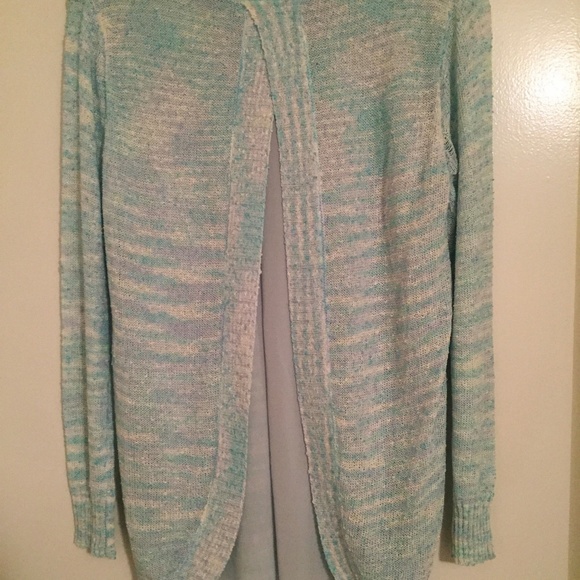 Light Blue Knit Sweater - Picture 2 of 2